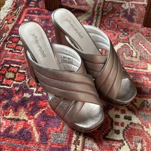 Worn once Jeffrey Campbell mules